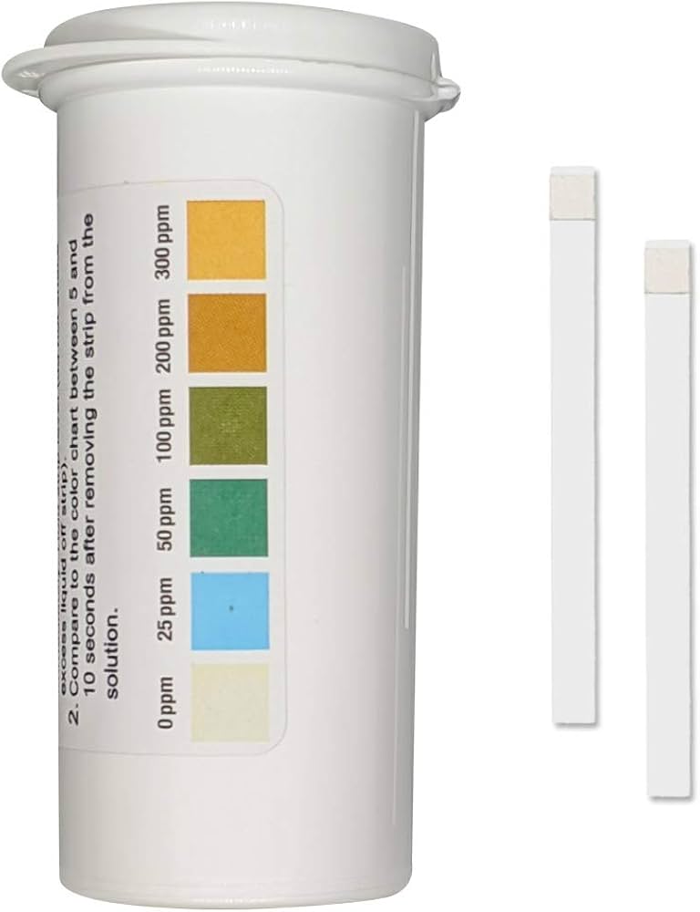 Chlorine Sani Test Strip