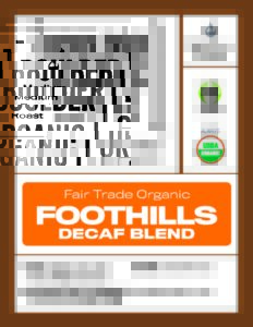 pack of Boulder Organic Decaf Foothills Blend
