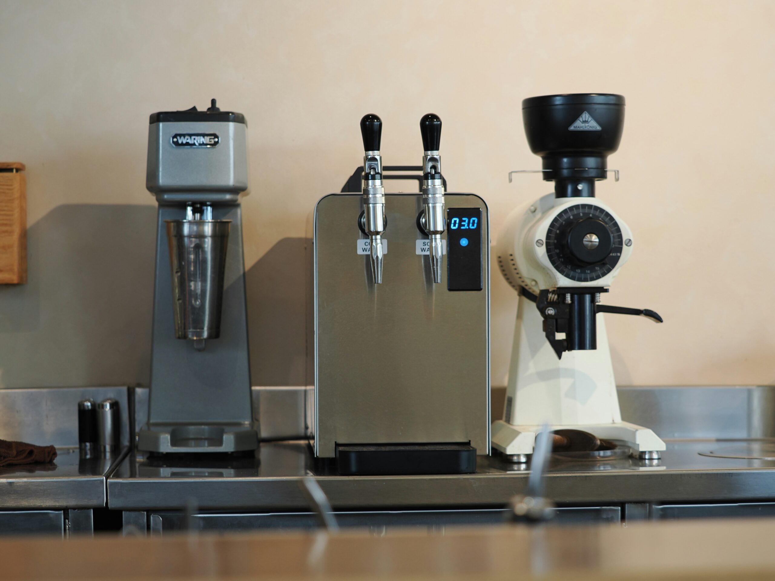 Commercial beverage equipment lineup, illustrating the multiple categories covered under a unified service agreement.